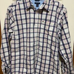 Tommy Hilfiger boys dress shirt size large 16/18 New no tags